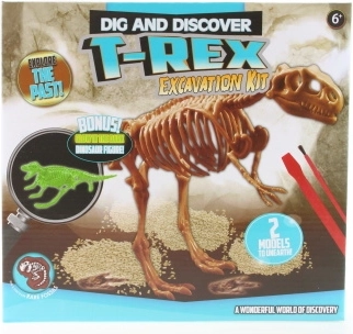 Dinosaurios para excavar: T‑Rex luminoso