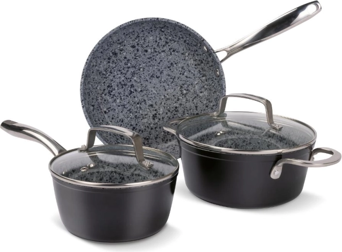 Batería de cocina de granito Lamart de 5 piezas