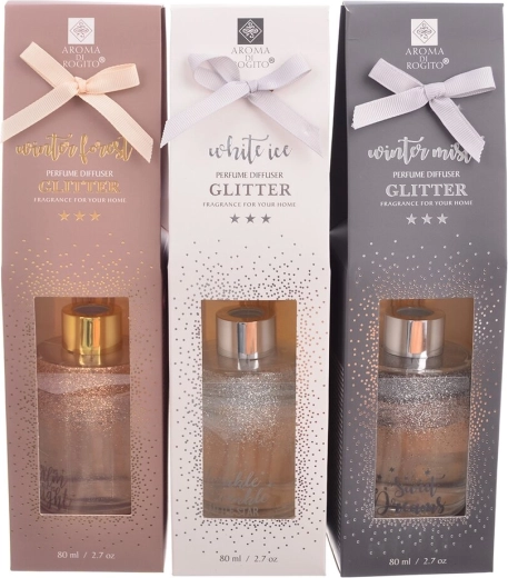 Difusor de aroma navideño con varillas 80 ml (3 variantes)