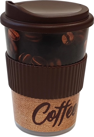Vaso reutilizable para café de 0,25 l con tapa y boquilla PH Ekoline Coffee