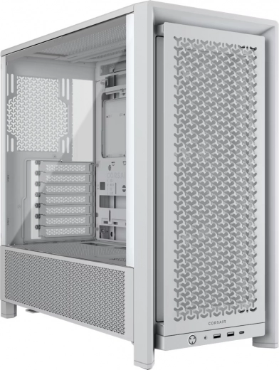 Caja modular CORSAIR FRAME 4000D RS blanca Mid Tower ATX