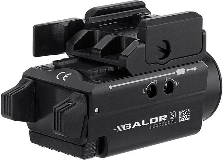 Olight Baldr S 800 linterna para arma negra con láser verde - 1 unidad