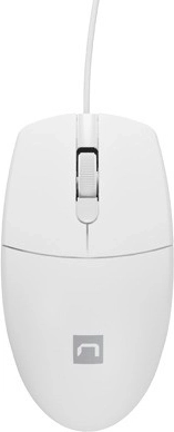 Natec Ruff 2 ratón con cable blanco 1000 DPI
