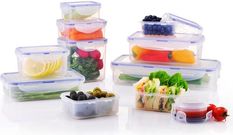 Juego de recipientes para alimentos LOCK, 11 piezas