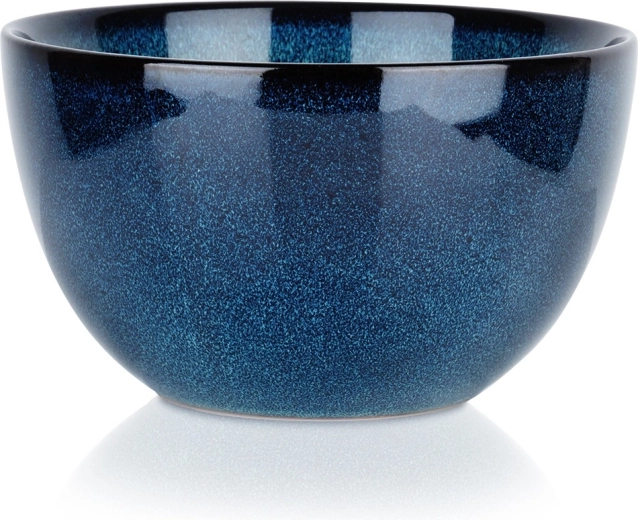 Cuenco de cerámica 14 cm, 700 ml – esmalte azul