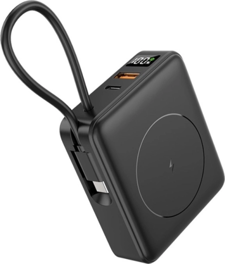 powerbank tracer scout 10000 mah con carga inalámbrica magnética de 15 w, pd 20 w y qc 22,5 w