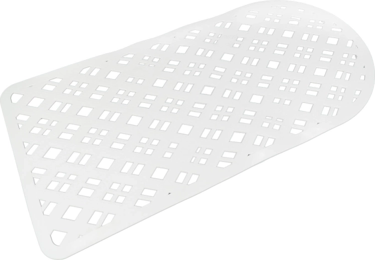Alfombrilla de goma antideslizante para bañera de 35,5 × 74 cm