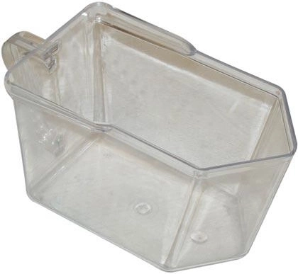 Dispensador transparente de plástico para cocina 10 × 12 × 19,5 cm