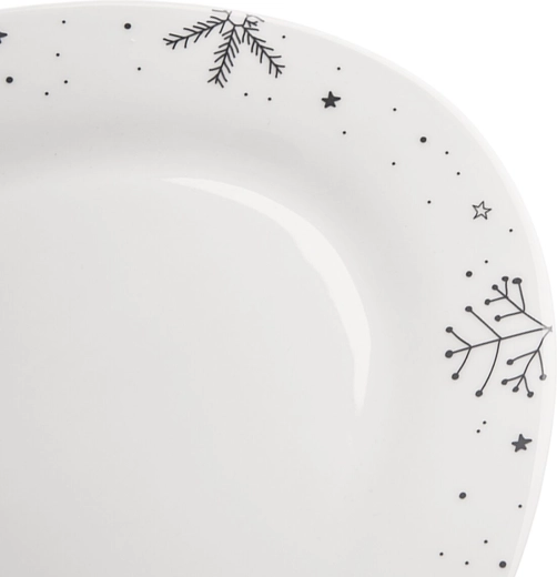 Delicado diseño invernal “Copo de nieve” para una mesa festiva