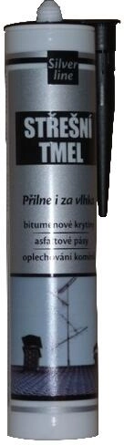Sellador bituminoso para tejados Den Braven Silver Line 280 ml negro