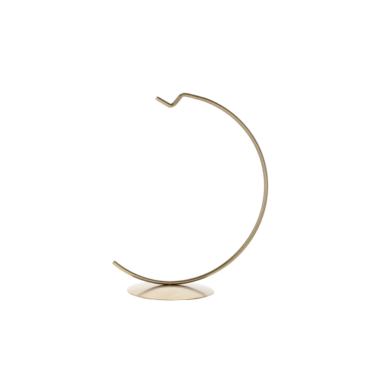 Soporte para adorno navideño de 12 cm – metal blanco