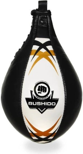 Pera de boxeo DBX Bushido de cuero vacuno para plataforma