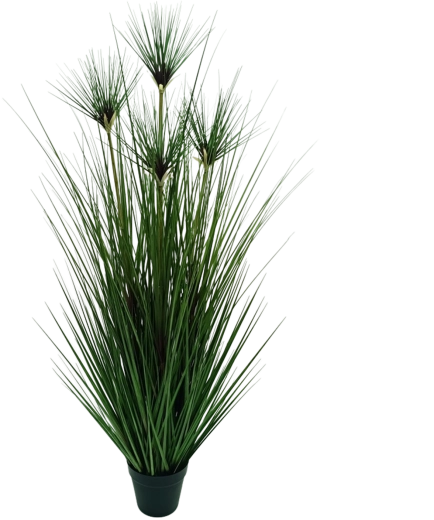 Garden Line papiro decorativo artificial en maceta de 120 cm