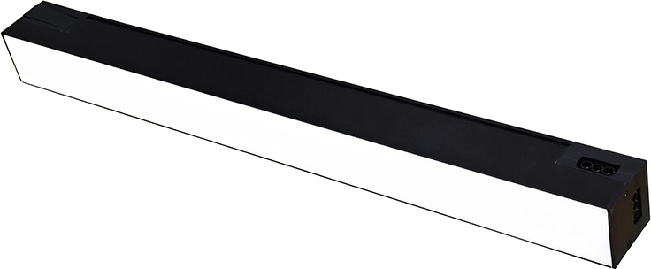 Elegante cuerpo de aluminio en color negro