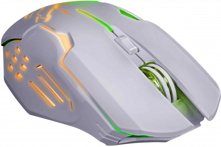 Ratón gaming inalámbrico Katana 3200 DPI, 7 botones, blanco