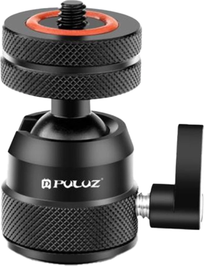 Cabezal de bola multifuncional para trípodes Puluz, negro