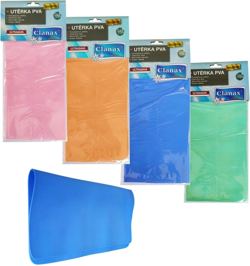 Paño PVA ultrasorbente 30 × 30 cm – mix de colores