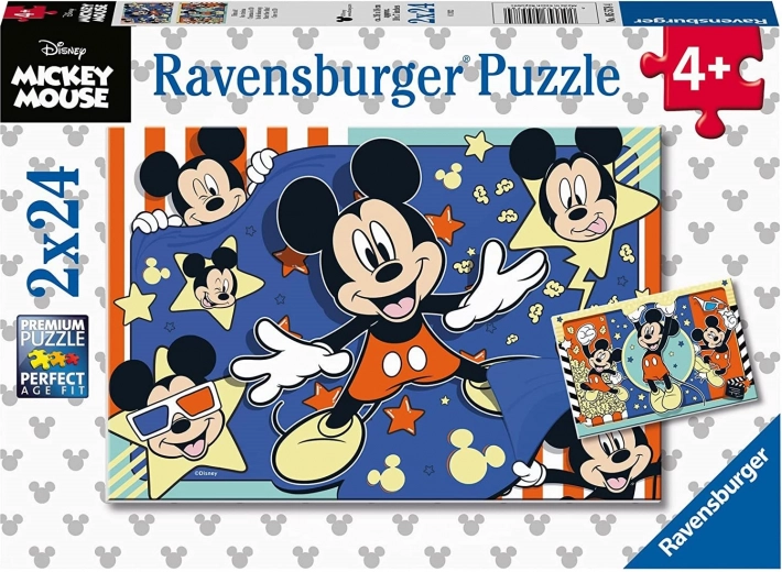 Puzzle Ravensburger Mickey Mouse 2x24 piezas