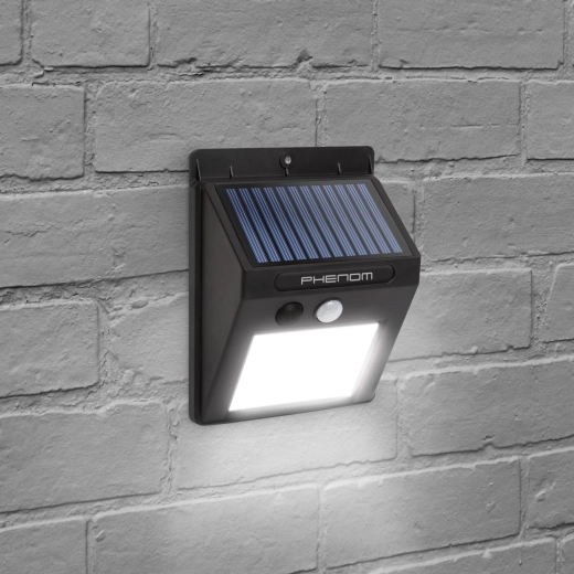 Luz solar de pared con sensor de movimiento y LED COB