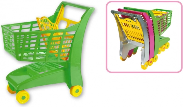 Androni carrito de la compra con asiento verde