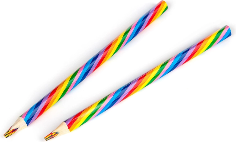 Huella multicolor en cada trazo