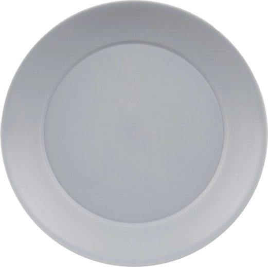 Plato llano Sandy en color gris