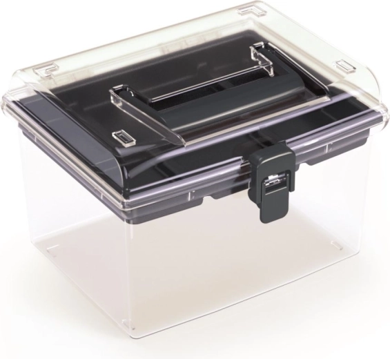Organizador de plástico con tapa transparente 195 × 174 × 135 mm NUF HIGH
