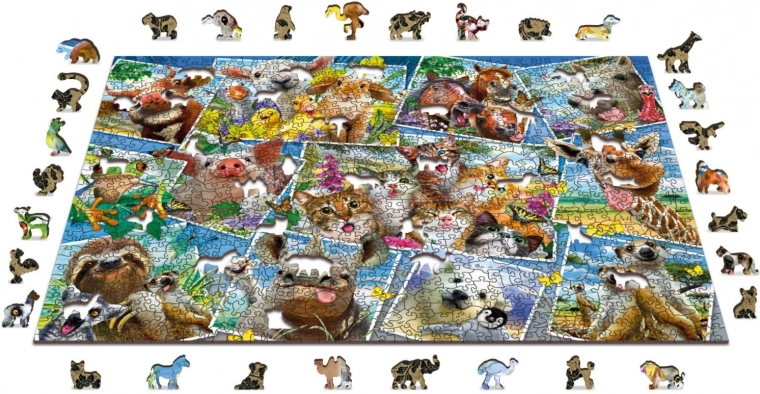 Figuritas especiales con formas de animales y objetos