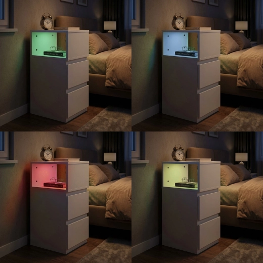 Retroiluminación LED inteligente para crear ambiente