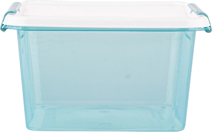 Diseño transparente y cierre con clips