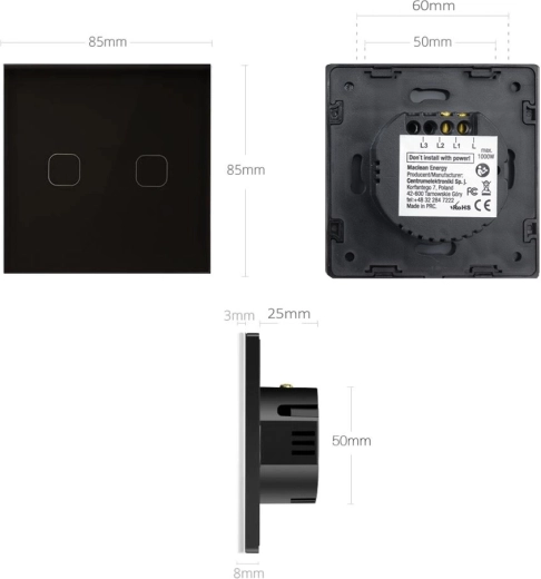 Dimensiones compactas e instalación sencilla
