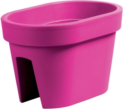 Jardinera para barandilla Lofly Railing 39,6 cm – fucsia