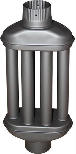 Intercambiador de calor para conducto de humos 120 × 550 mm antracita