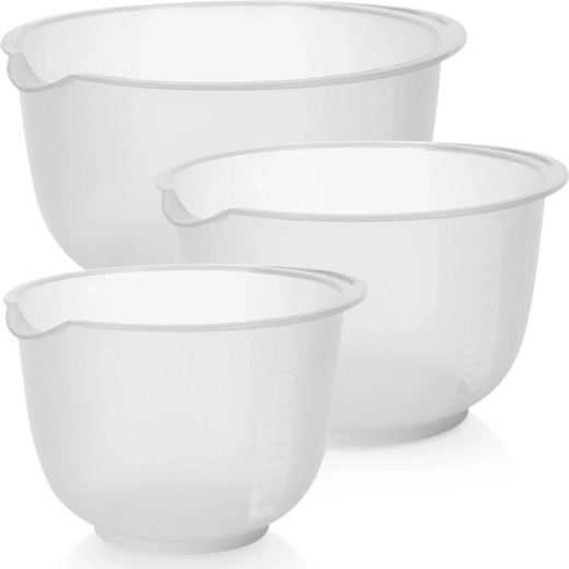Juego de cuencos de cocina con medidor 1,5/2/2,5 l, 3 uds