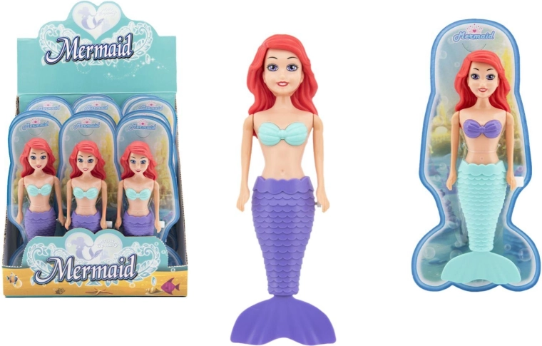 Sirena de cuerda para el agua de 18 cm - 1 unidad