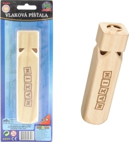 Silbato de tren de vapor de madera Maxim