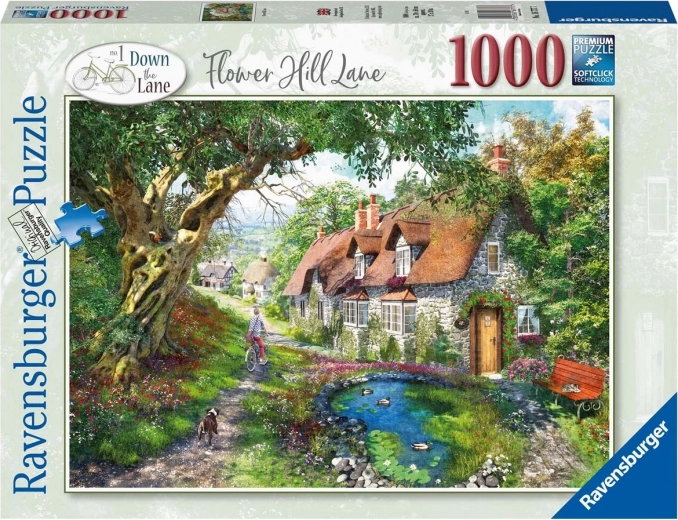 Puzzle Ravensburger Flower Hill Lane 1000 piezas