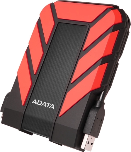 Disco duro externo resistente 1 TB 2.5" USB 3.1 ADATA DashDrive Durable HD710 – Roja