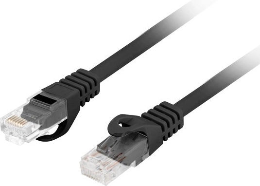 Cable patch Cat.6 UTP LSZH CU 0,5 m negro