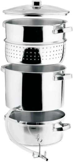 Acero inoxidable 304 resistente y tapa de cristal