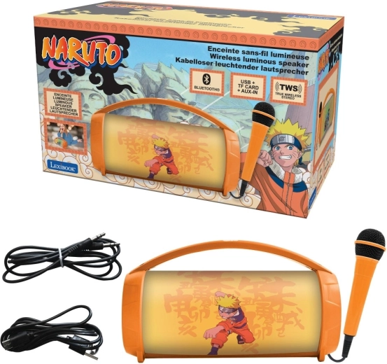 Altavoz Bluetooth con micrófono y efectos de luz NARUTO Lexibook