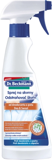 Quitamanchas de desodorante y sudor 250 ml DR. BECKMANN