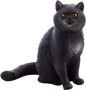 Figura de gato de plástico para niños y coleccionistas