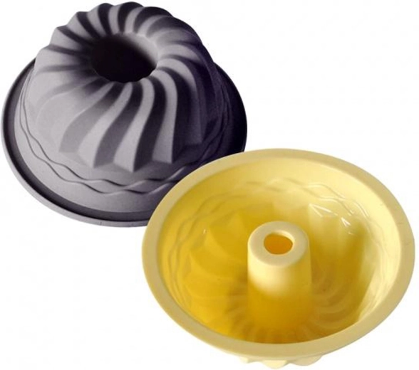 Toro molde de silicona para mini bizcocho tipo bundt, 2 uds