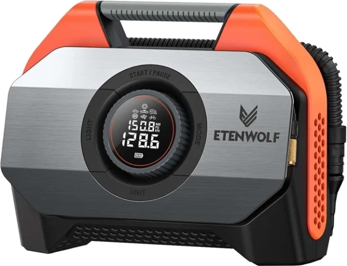 Autocompresor Etenwolf S6 con batería de 19 200 mAh, 11,03 bar, naranja