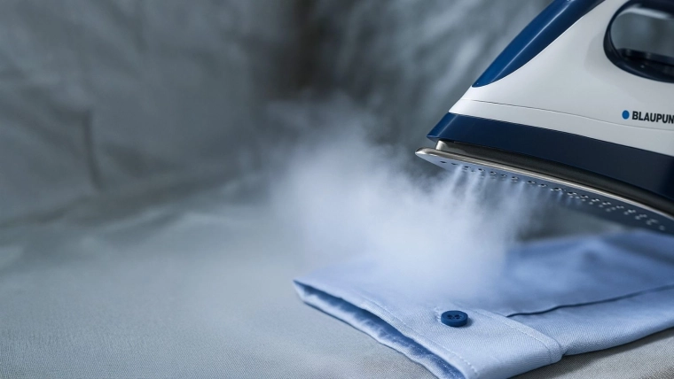 Calentamiento rápido y vapor potente para ropa lisa