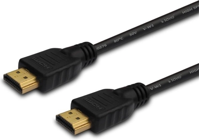 Cable HDMI 2 m negro con conectores chapados en oro