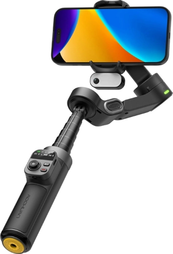 Seguimiento facial con IA 360° y control por gestos