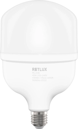 Bombilla LED RETLUX E27 40 W blanco cálido