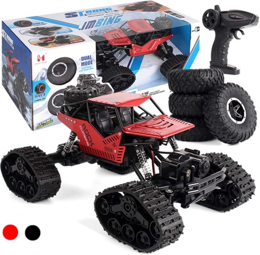 Coche RC Rock Crawler 4x4 LHC012 todoterreno 2 en 1 – Rojo
